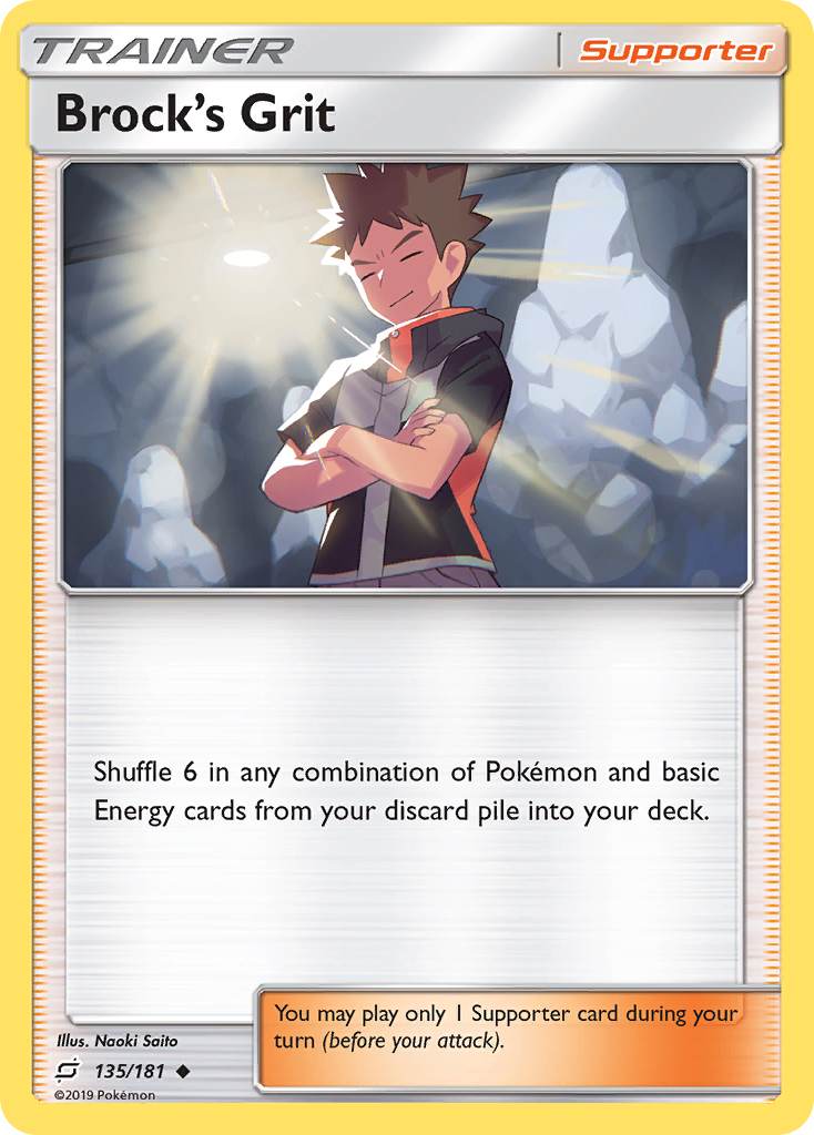 Brock's Grit (135/181) [Sun & Moon: Team Up] | Game Haven TX