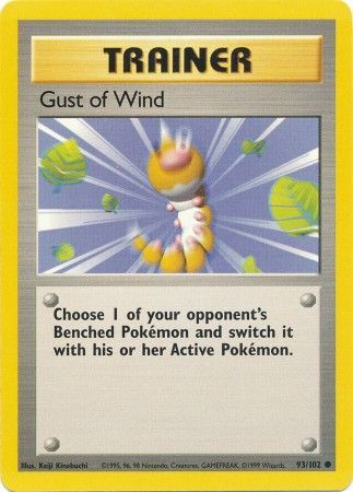Gust of Wind (93/102) [Base Set Unlimited] | Game Haven TX