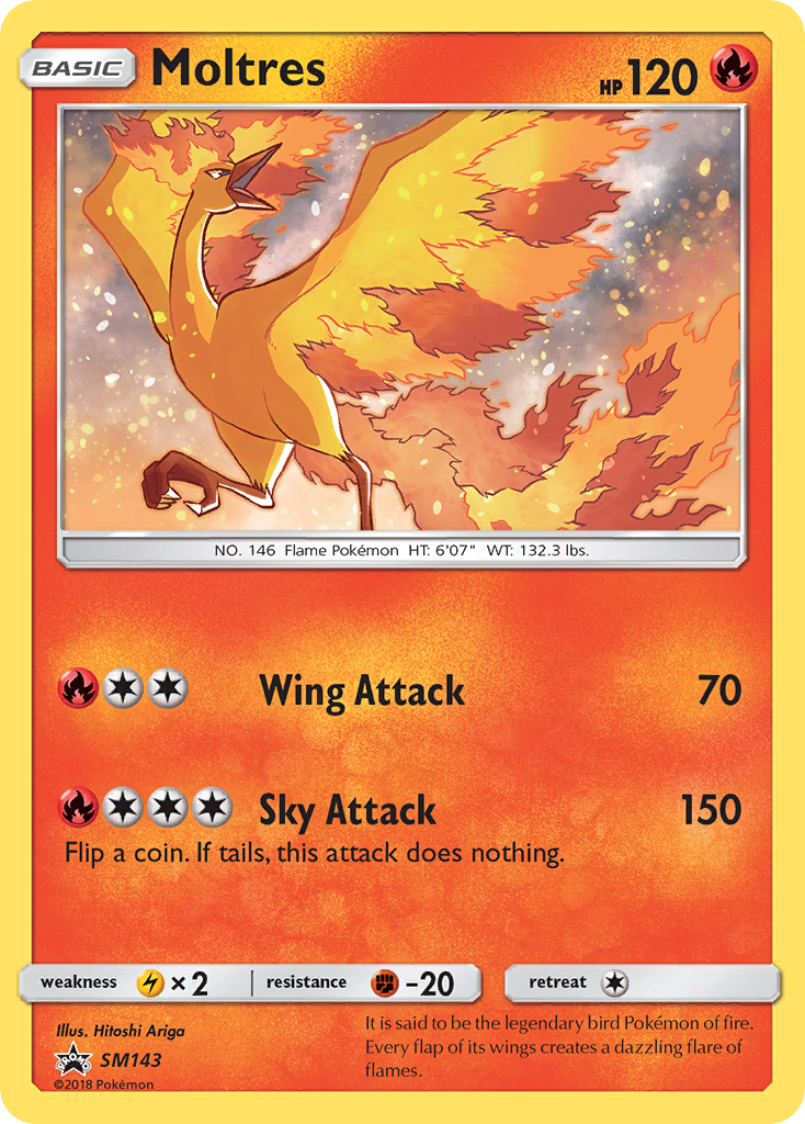 Moltres (SM143) [Sun & Moon: Black Star Promos] | Game Haven TX