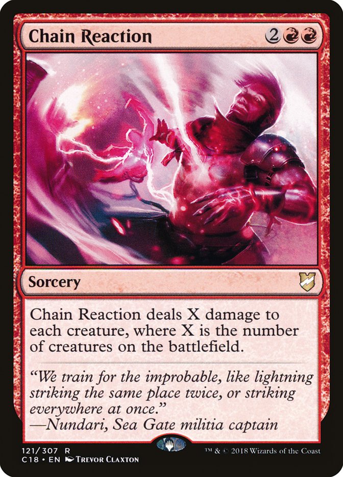 Chain Reaction [Commander 2018] | Game Haven TX