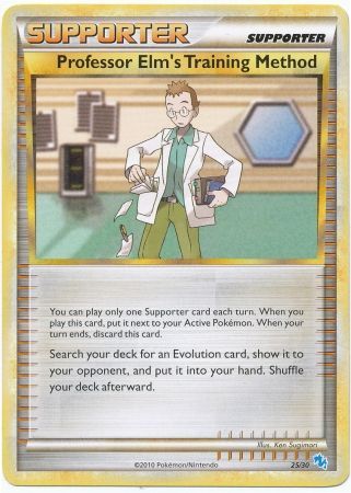 Professor Elm's Training Method (25/30) [HeartGold & SoulSilver: Trainer Kit - Gyarados] | Game Haven TX
