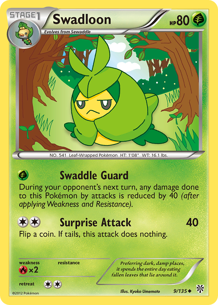 Swadloon (9/135) [Black & White: Plasma Storm] | Game Haven TX