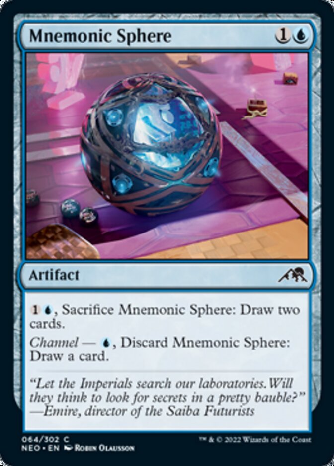 Mnemonic Sphere [Kamigawa: Neon Dynasty] | Game Haven TX
