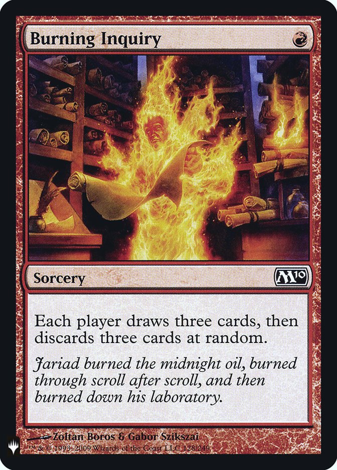 Burning Inquiry [Mystery Booster] | Game Haven TX