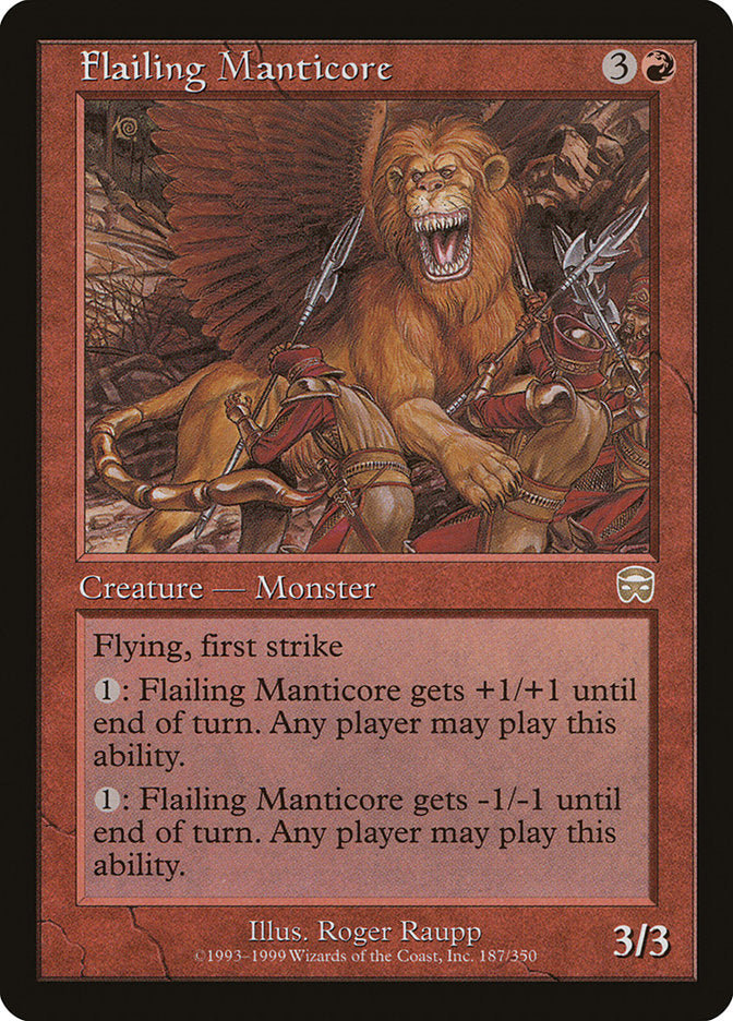 Flailing Manticore [Mercadian Masques] | Game Haven TX