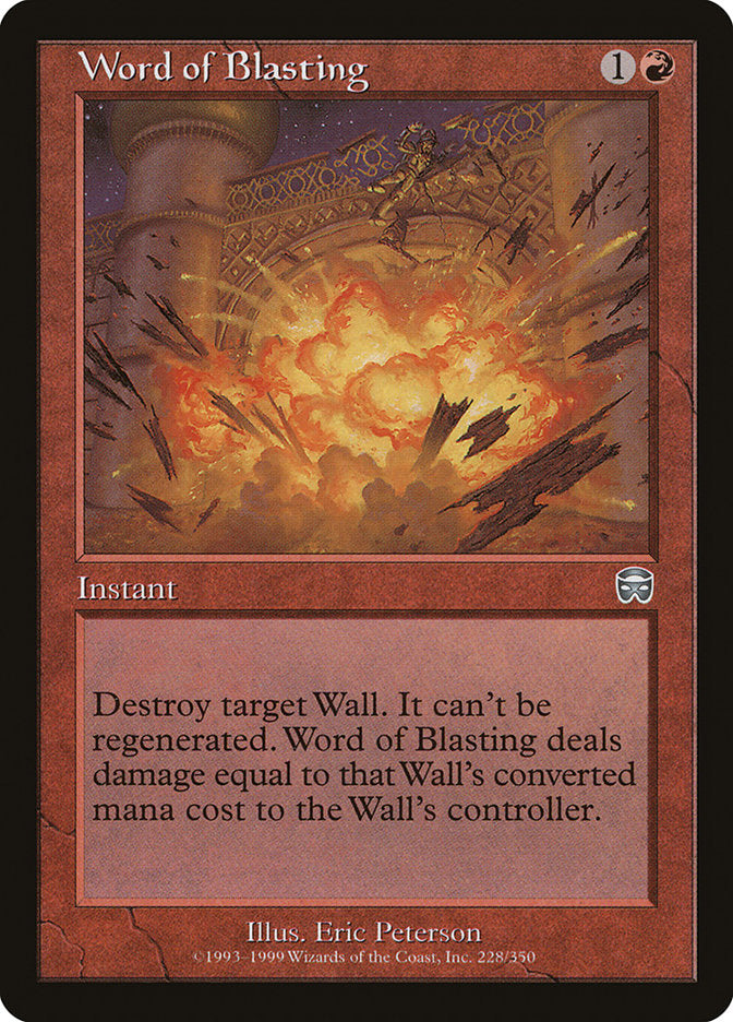Word of Blasting [Mercadian Masques] | Game Haven TX