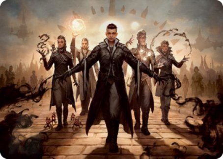 Silverquill Command Art Card [Strixhaven: School of Mages Art Series] | Game Haven TX