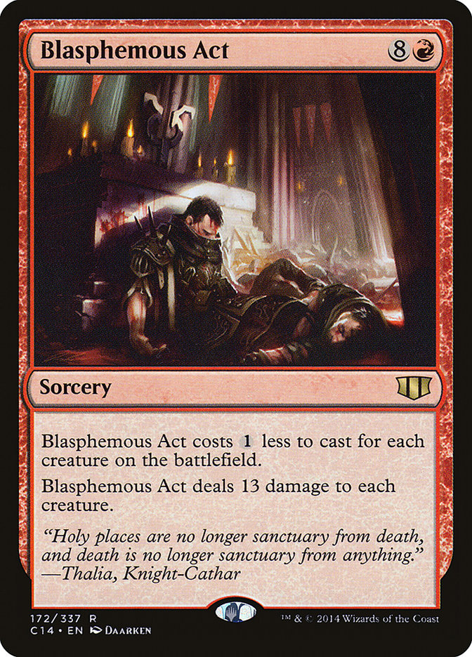 Blasphemous Act [Commander 2014] | Game Haven TX