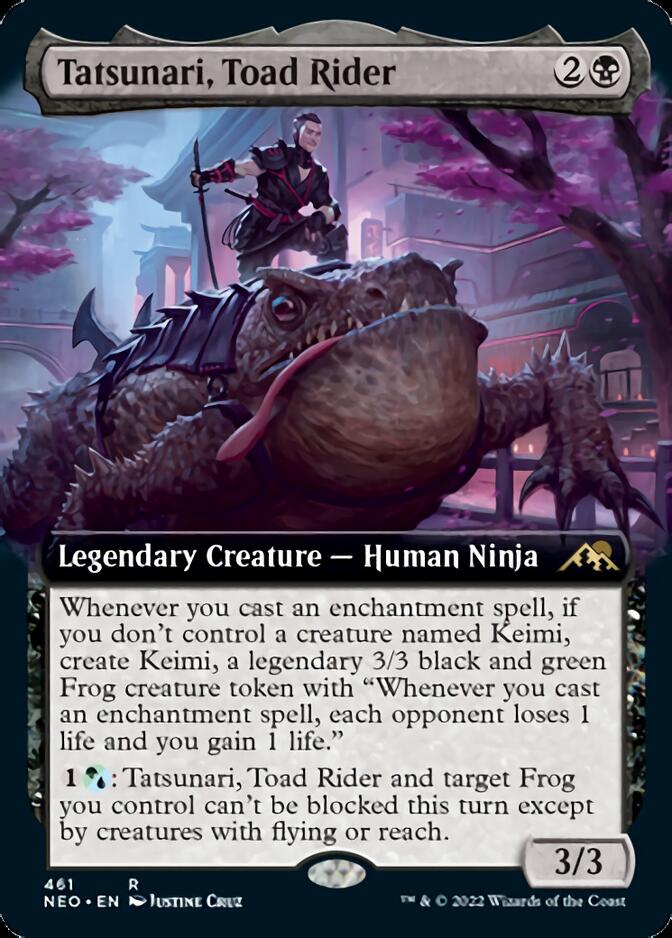 Tatsunari, Toad Rider (Extended) [Kamigawa: Neon Dynasty] | Game Haven TX