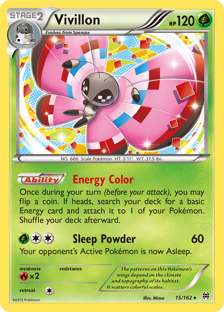 Vivillon (15/162) [XY: BREAKthrough] | Game Haven TX