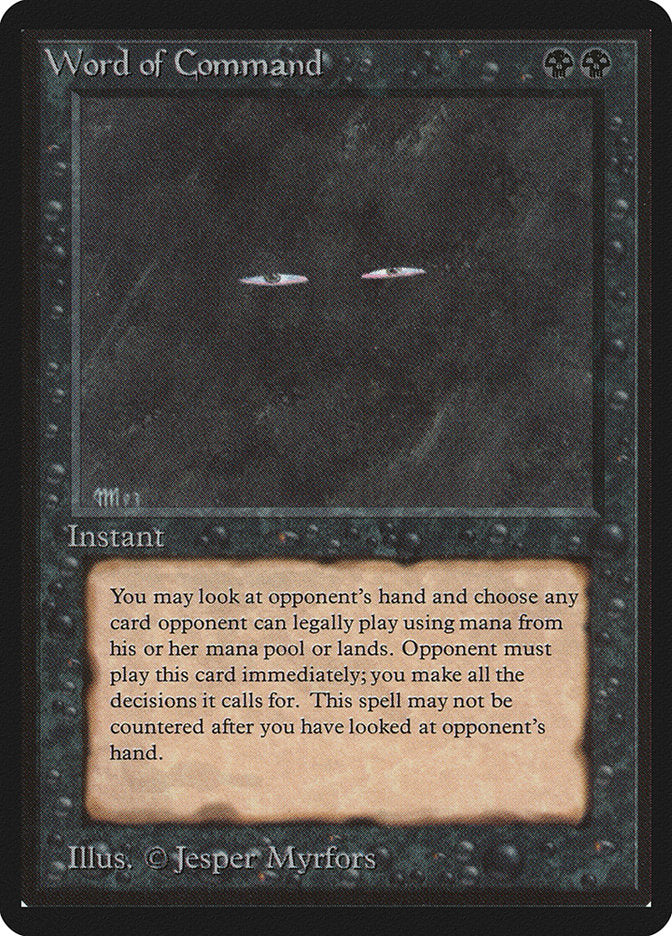 Word of Command [Limited Edition Beta] | Game Haven TX
