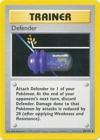 Defender (80/102) [Base Set Shadowless Unlimited] | Game Haven TX