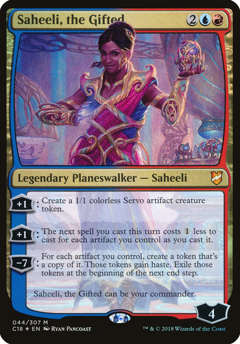 Saheeli, the Gifted (Commander 2018) [Commander 2018 Oversized] | Game Haven TX