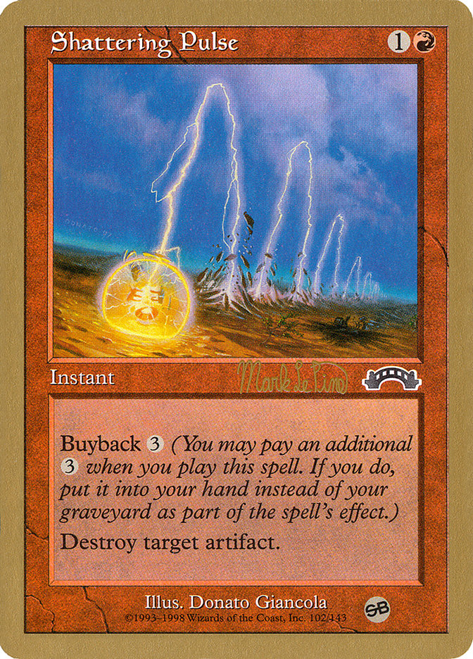 Shattering Pulse (Mark Le Pine) (SB) [World Championship Decks 1999] | Game Haven TX