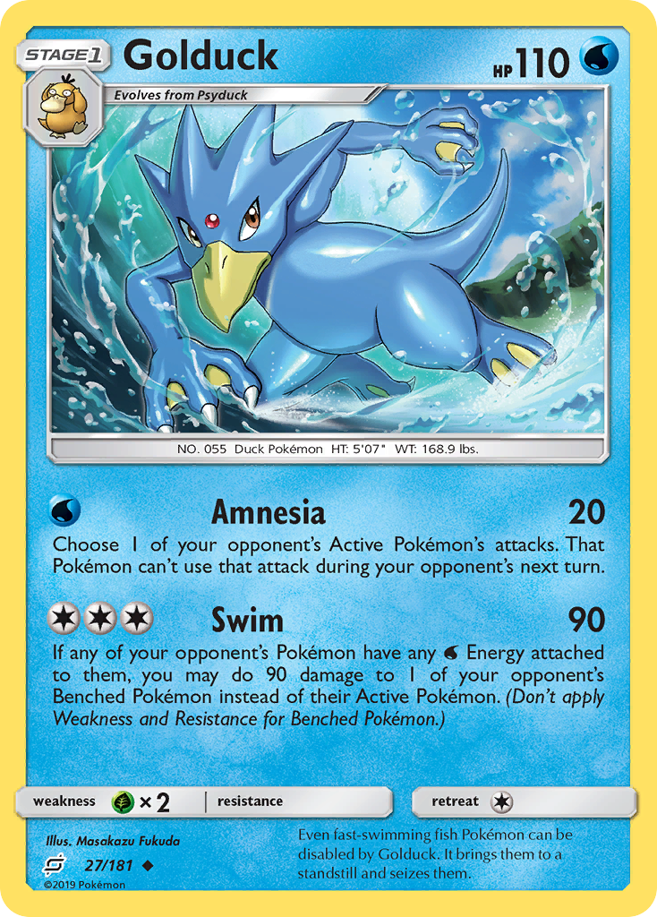 Golduck (27/181) [Sun & Moon: Team Up] | Game Haven TX