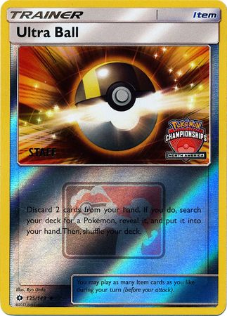 Ultra Ball (135/149) (NA Championship Promo Staff) [Sun & Moon: Base Set] | Game Haven TX