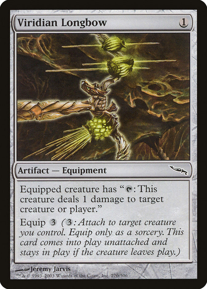 Viridian Longbow [Mirrodin] | Game Haven TX