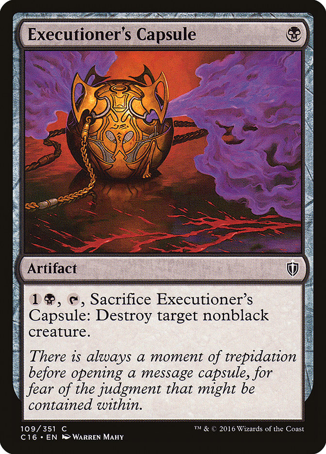 Executioner's Capsule [Commander 2016] | Game Haven TX