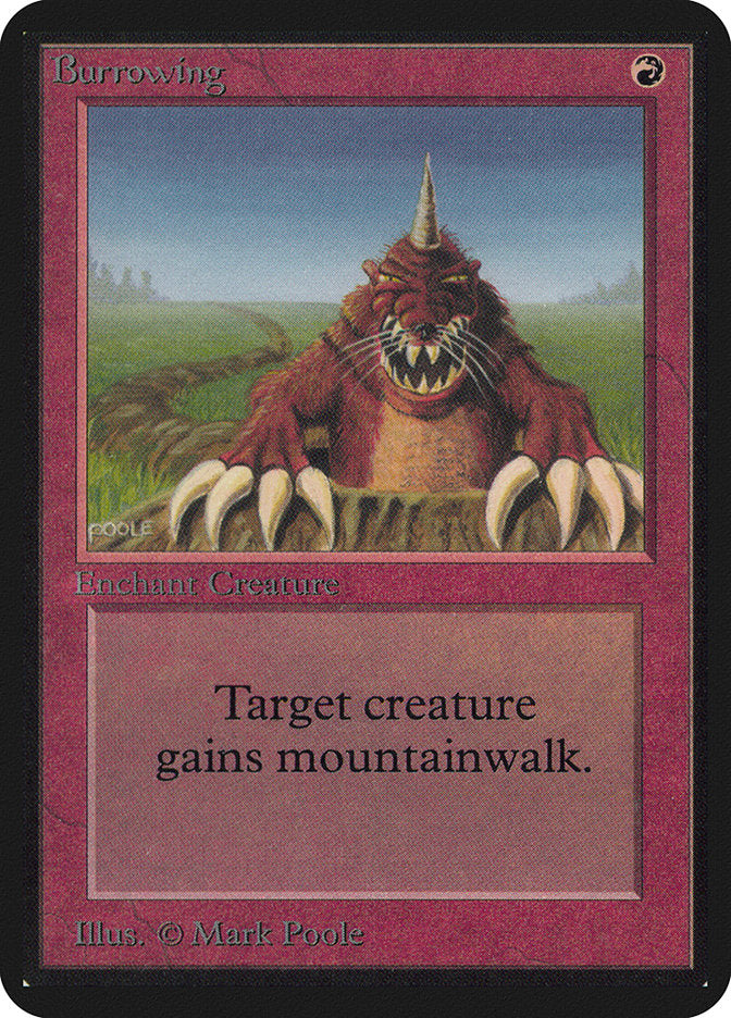 Burrowing [Limited Edition Alpha] | Game Haven TX