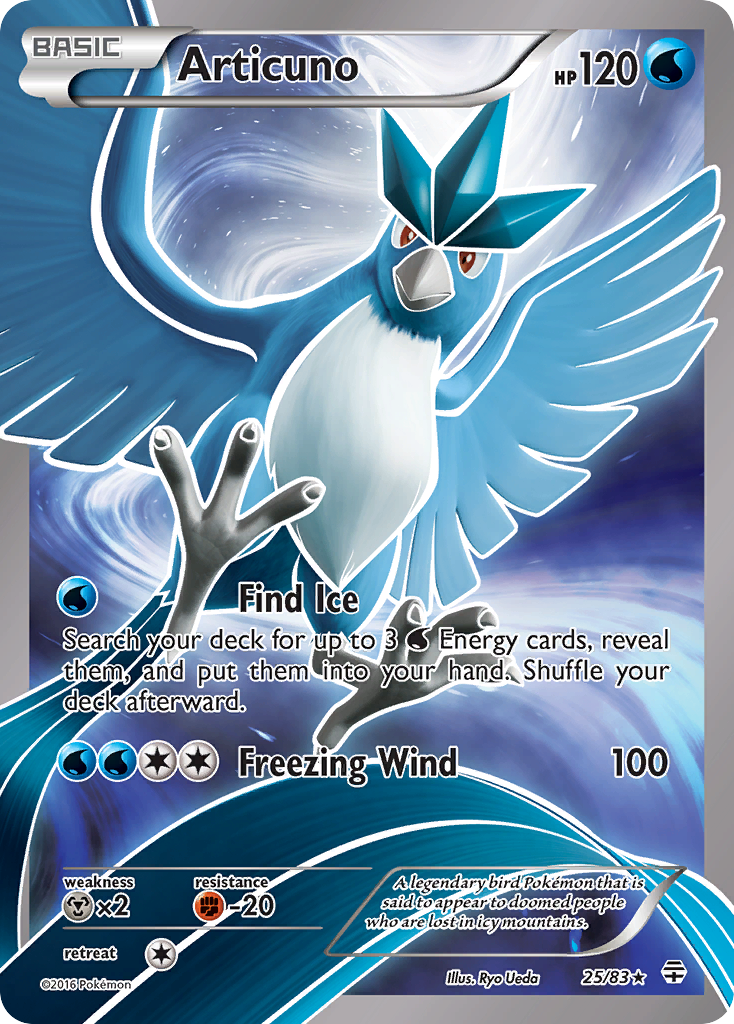 Articuno (25/83) [XY: Generations] | Game Haven TX