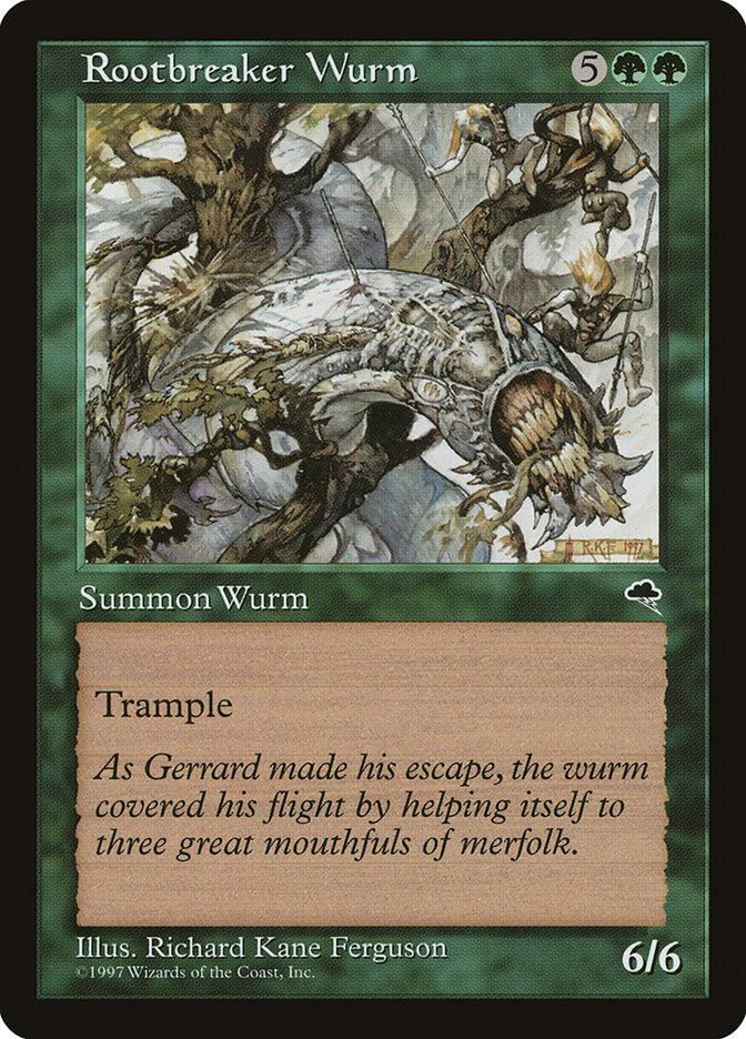 Rootbreaker Wurm [Tempest] | Game Haven TX