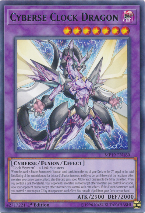 Cyberse Clock Dragon [MP19-EN180] Rare | Game Haven TX
