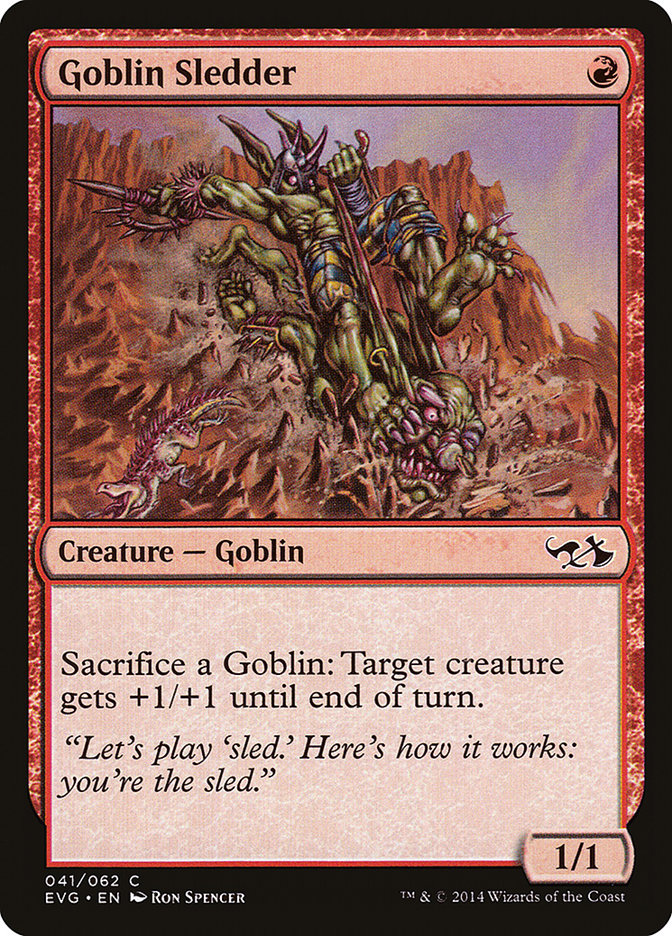 Goblin Sledder [Duel Decks Anthology: Elves vs. Goblins] | Game Haven TX