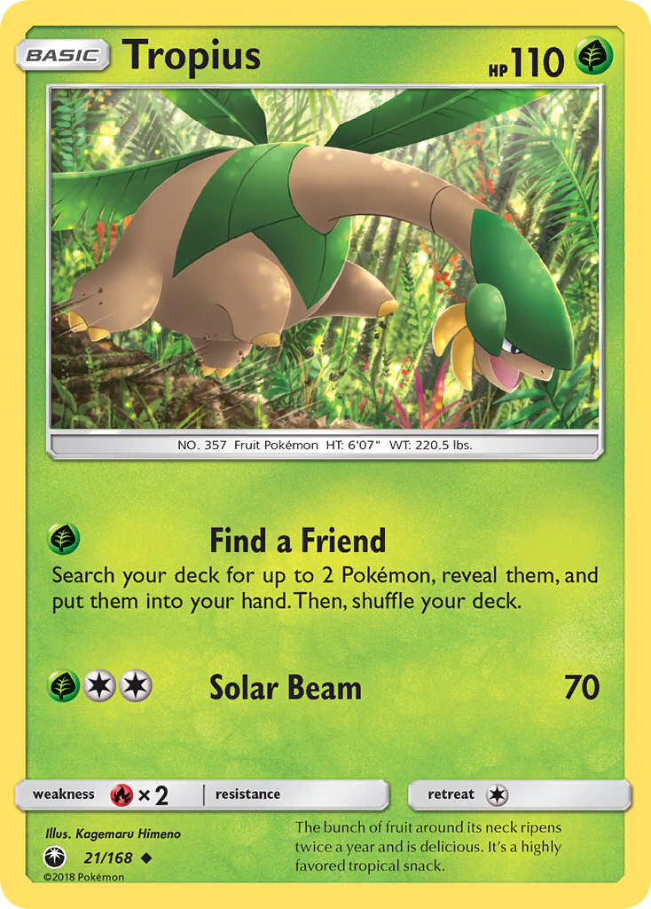 Tropius (21/168) [Sun & Moon: Celestial Storm] | Game Haven TX
