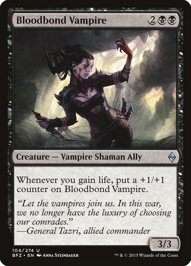 Bloodbond Vampire [Battle for Zendikar] | Game Haven TX