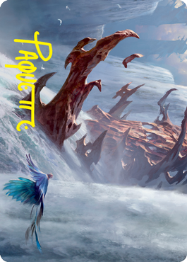Island Art Card (Gold-Stamped Signature) [Strixhaven: School of Mages Art Series] | Game Haven TX
