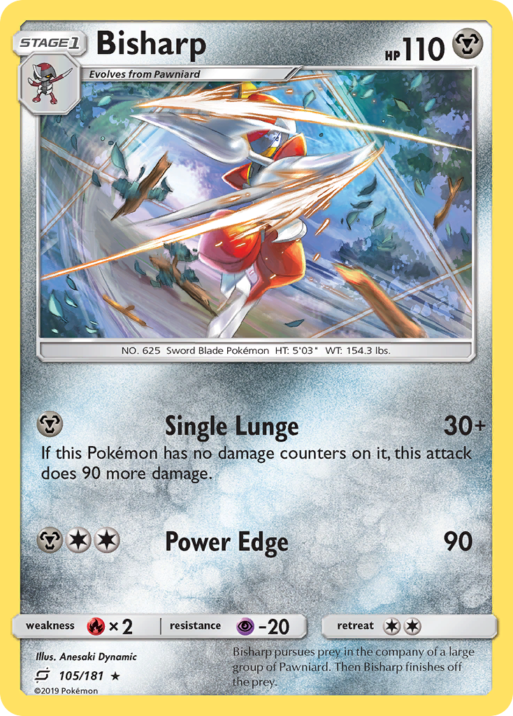 Bisharp (105/181) [Sun & Moon: Team Up] | Game Haven TX