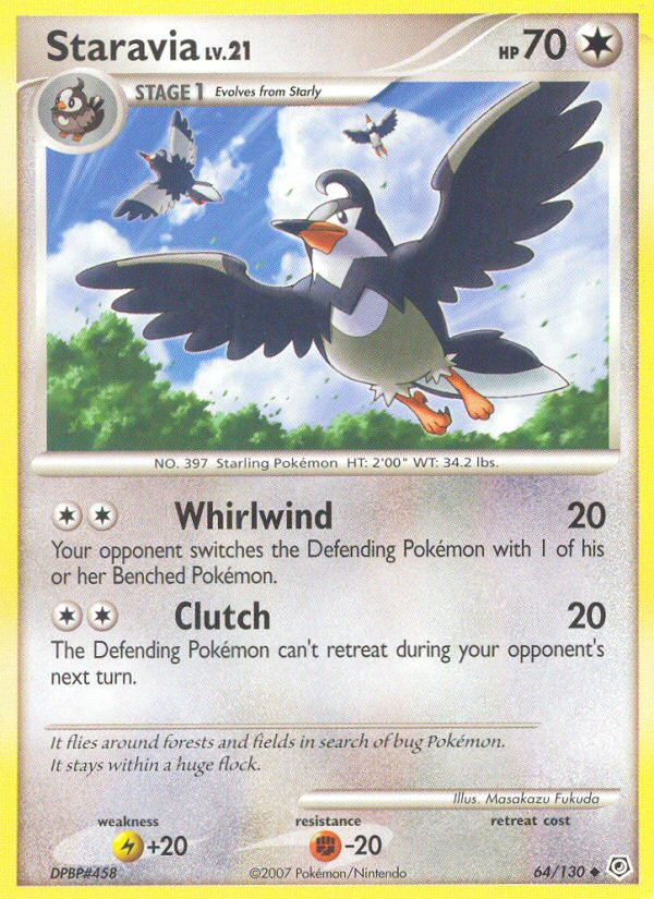 Staravia (64/130) [Diamond & Pearl: Base Set] | Game Haven TX