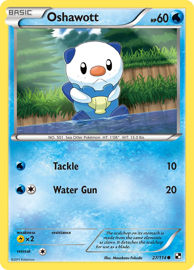 Oshawott (27/114) [Alternate Art Promos] | Game Haven TX