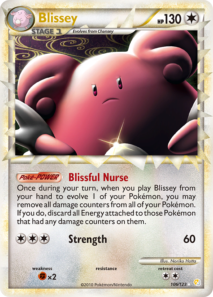 Blissey (106/123) [HeartGold & SoulSilver: Base Set] | Game Haven TX