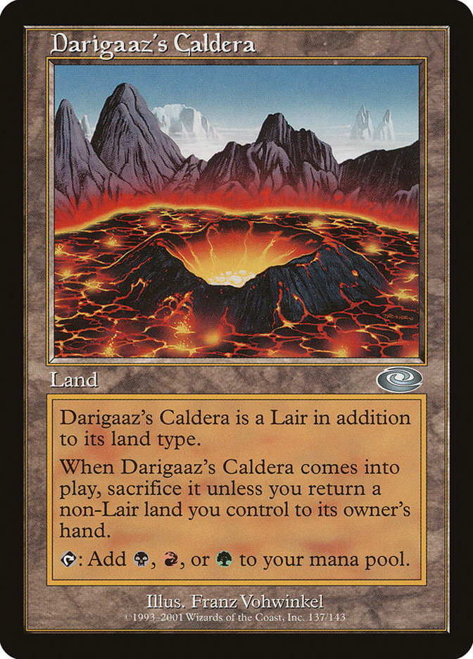 Darigaaz's Caldera [Planeshift] | Game Haven TX