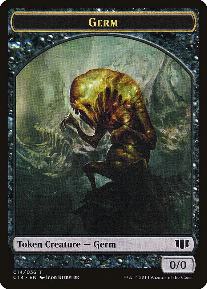 Stoneforged Blade // Germ Double-sided Token [Commander 2014 Tokens] | Game Haven TX