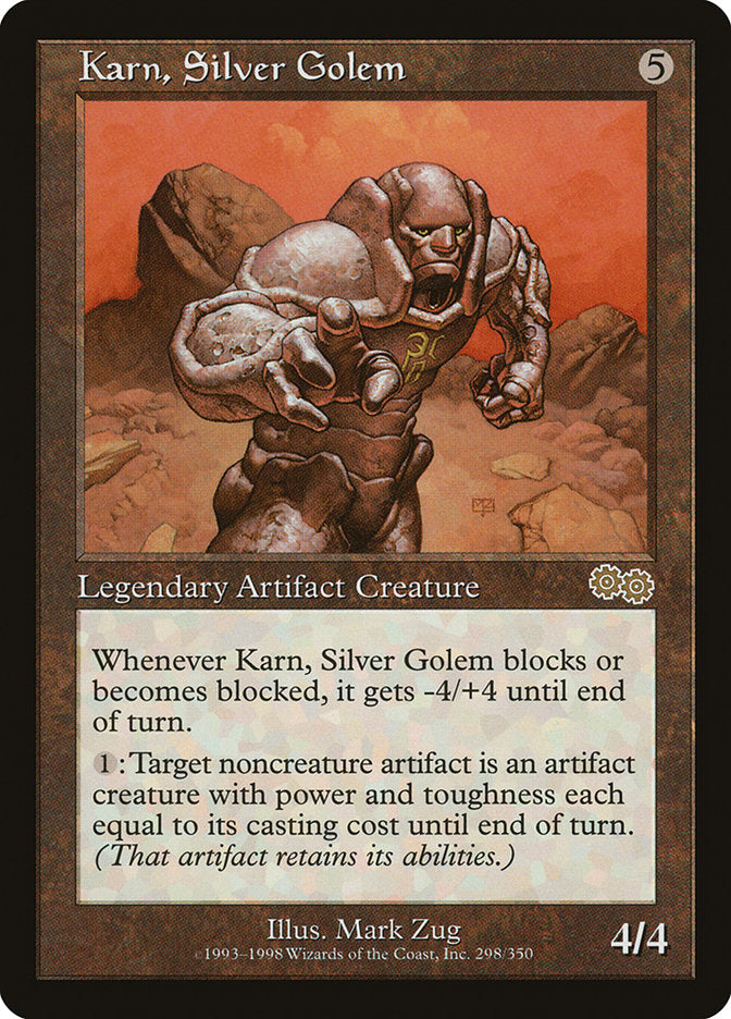 Karn, Silver Golem [Urza's Saga] | Game Haven TX