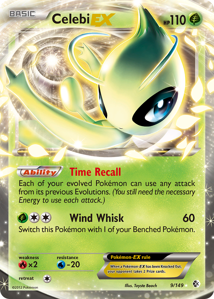 Celebi EX (9/149) [Black & White: Boundaries Crossed] | Game Haven TX