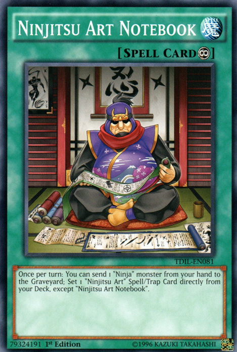 Ninjitsu Art Notebook [TDIL-EN081] Common | Game Haven TX