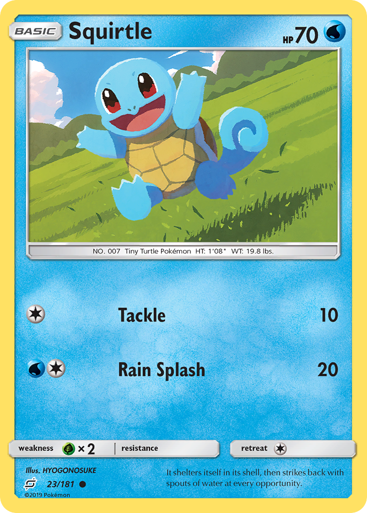 Squirtle (23/181) [Sun & Moon: Team Up] | Game Haven TX
