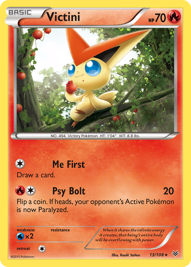 Victini (13/108) [XY: Roaring Skies] | Game Haven TX