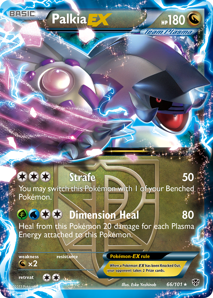 Palkia EX (66/101) [Black & White: Plasma Blast] | Game Haven TX