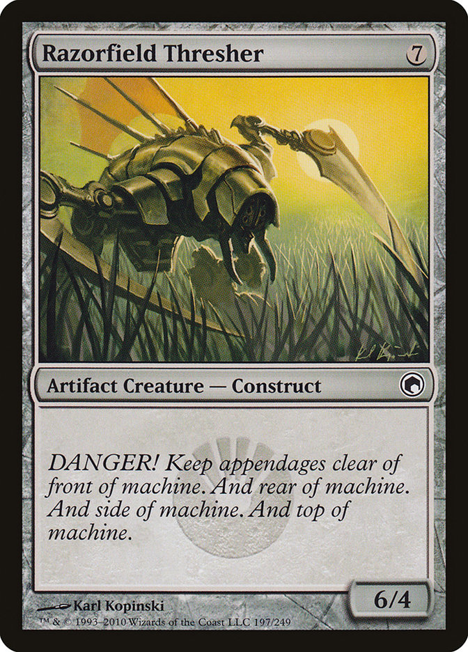 Razorfield Thresher [Scars of Mirrodin] | Game Haven TX