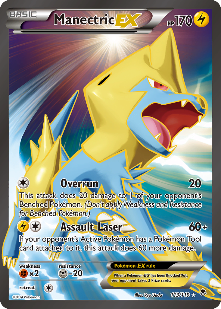 Manectric EX (113/119) [XY: Phantom Forces] | Game Haven TX