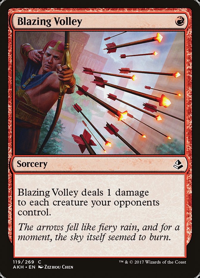 Blazing Volley [Amonkhet] | Game Haven TX