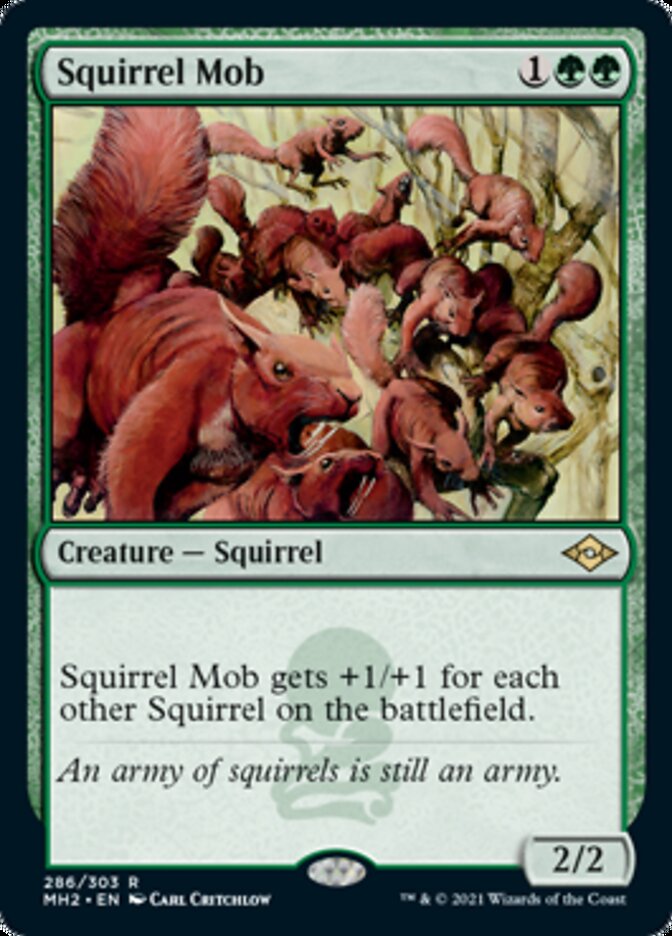 Squirrel Mob (Etched Foil) [Modern Horizons 2] | Game Haven TX