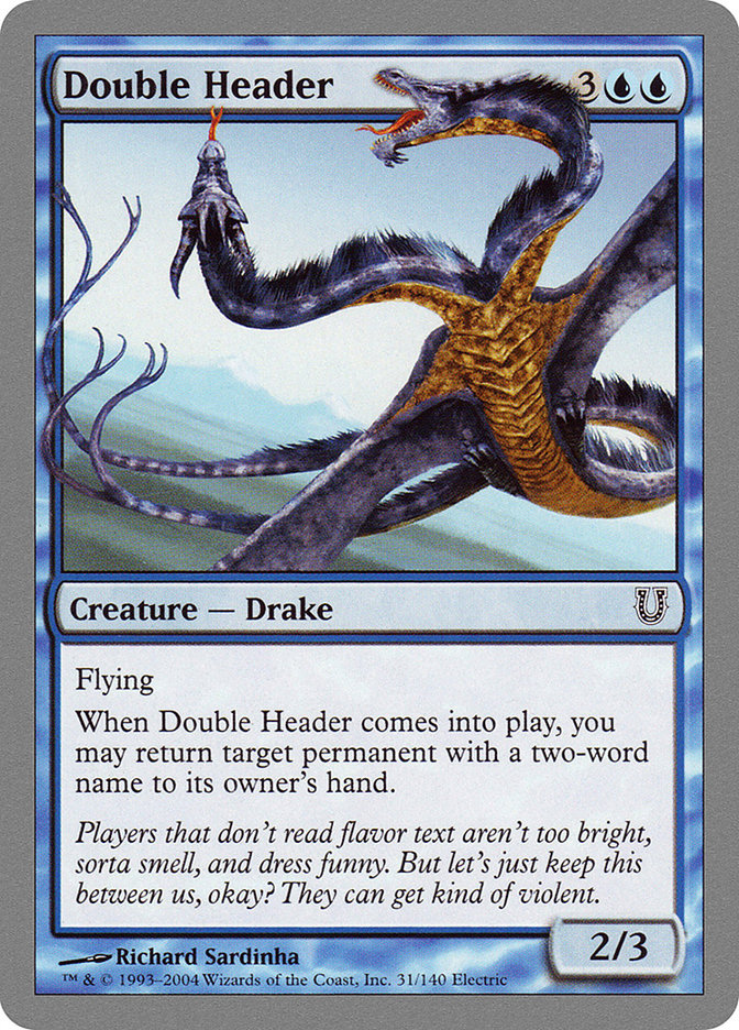 Double Header [Unhinged] | Game Haven TX