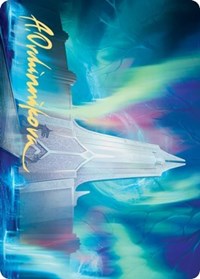 Gates of Istfell Art Card (Gold-Stamped Signature) [Kaldheim: Art Series] | Game Haven TX