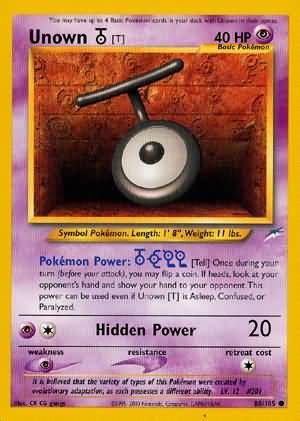 Unown [T] (88/105) [Neo Destiny Unlimited] | Game Haven TX