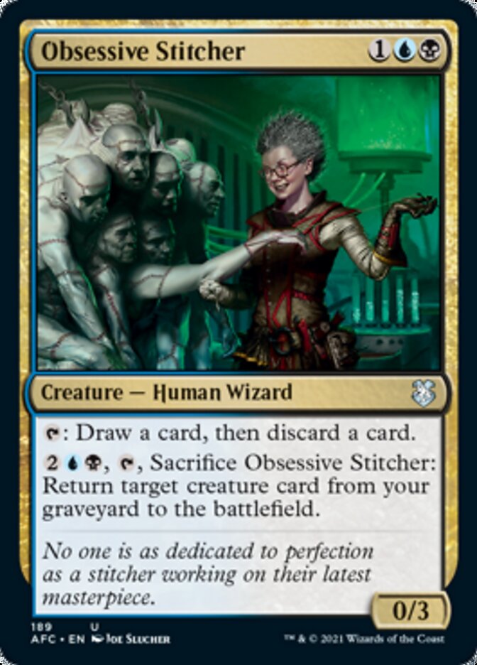 Obsessive Stitcher [Dungeons & Dragons: Adventures in the Forgotten Realms Commander] | Game Haven TX